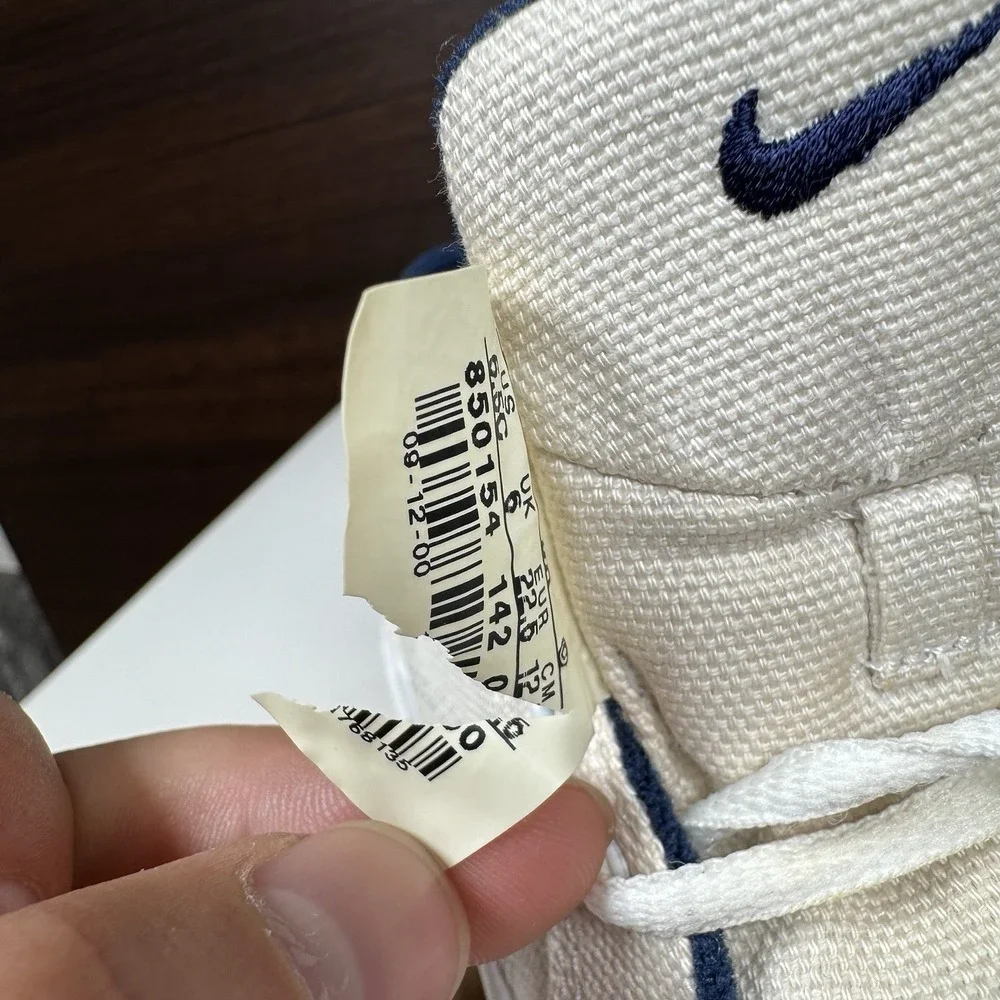 NEW Vintage 2000 Nike Baby Hermosa Canvas Shoes 6.5C Toddler 850154 142